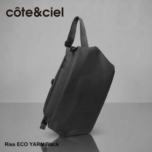 コートエシエル ボディバッグ メンズ レディース Riss ECO YARN Black 