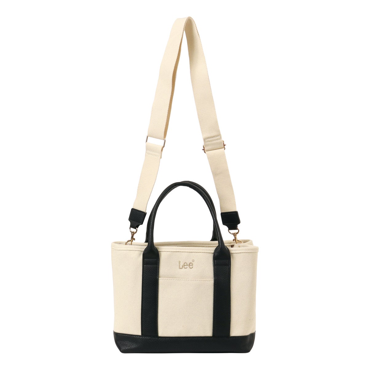 Lee トートバッグ 2WAY ショルダーバッグ 仕切り収納 キャンバス