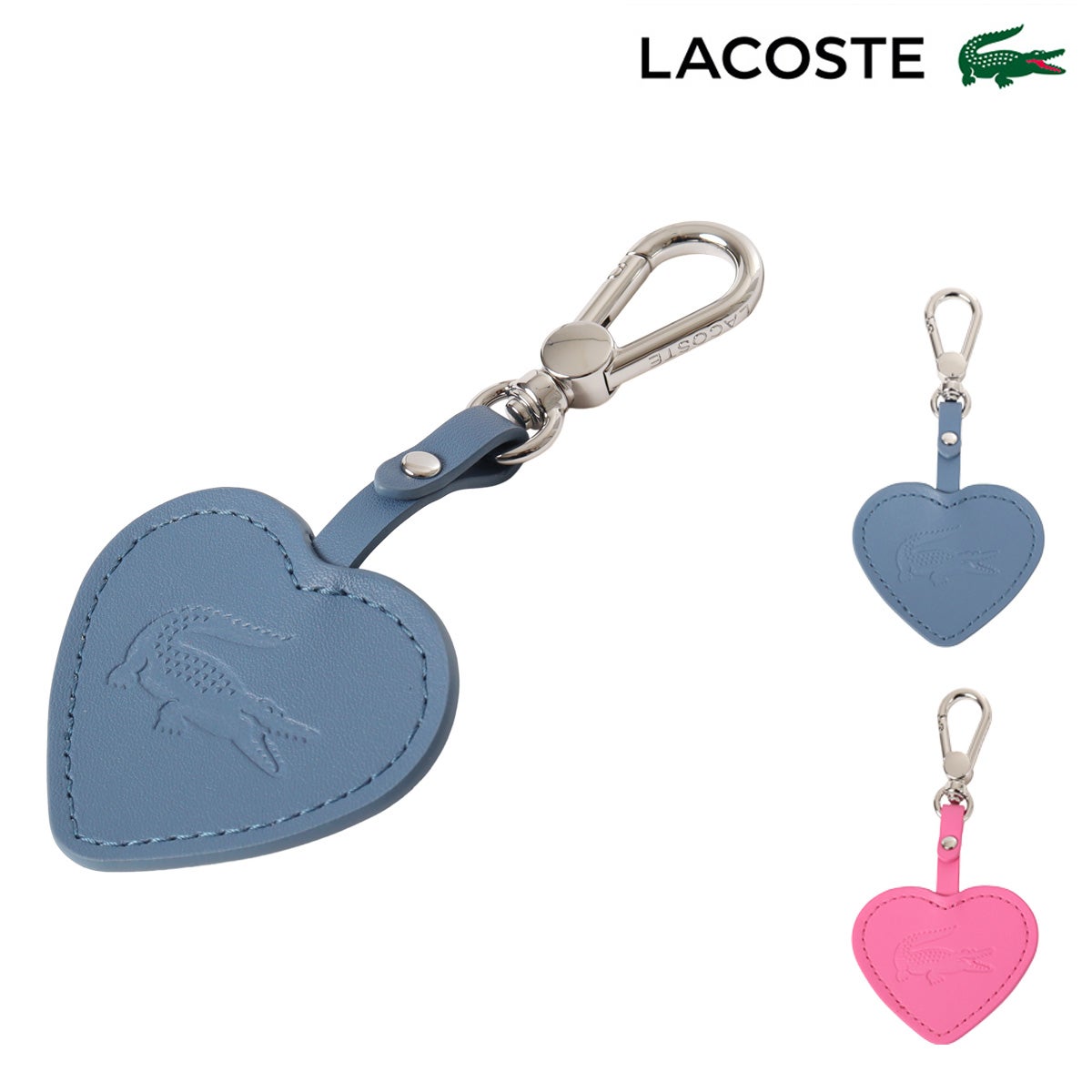 ラコステ ハートチャームキーホルダー レディース NF5318RL LACOSTE