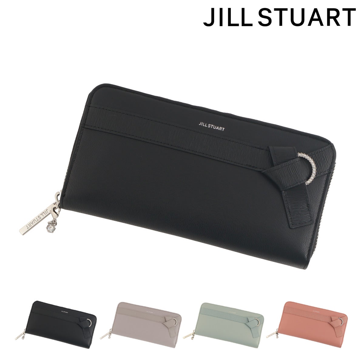 JILLSTUART 長財布 ブラック 新品未使用品 ジルスチュアート 長財布 ラウンドファスナー レディース インプルーブ
