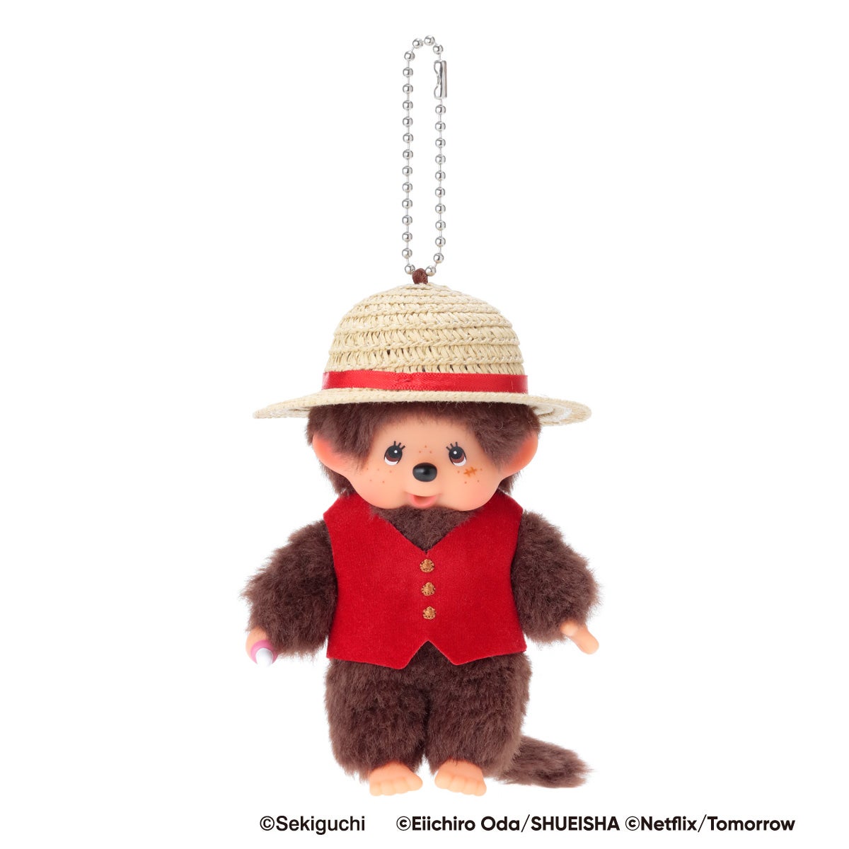 モンチッチ キーチェーン てんとう虫 245949 Monchhichi 顔でかSSキー