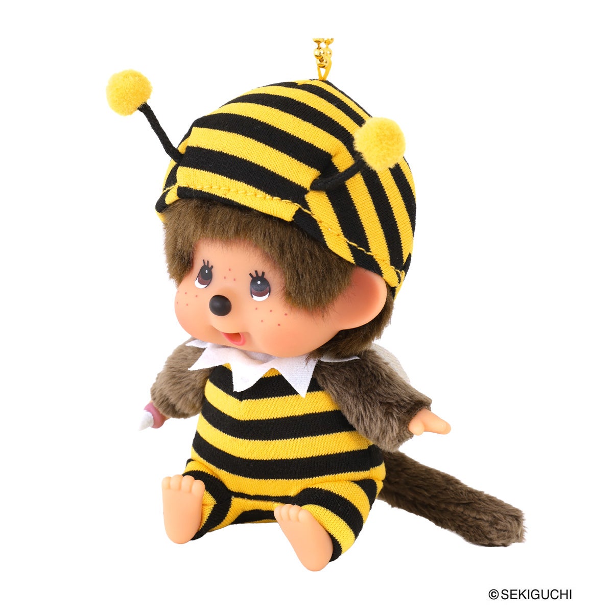 モンチッチ キーチェーン ミツバチ 245956 Monchhichi 顔でかSSキー