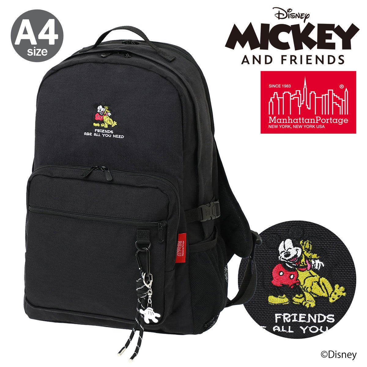 マンハッタンポーテージ ミッキーマウス リュック A4 MICKEY