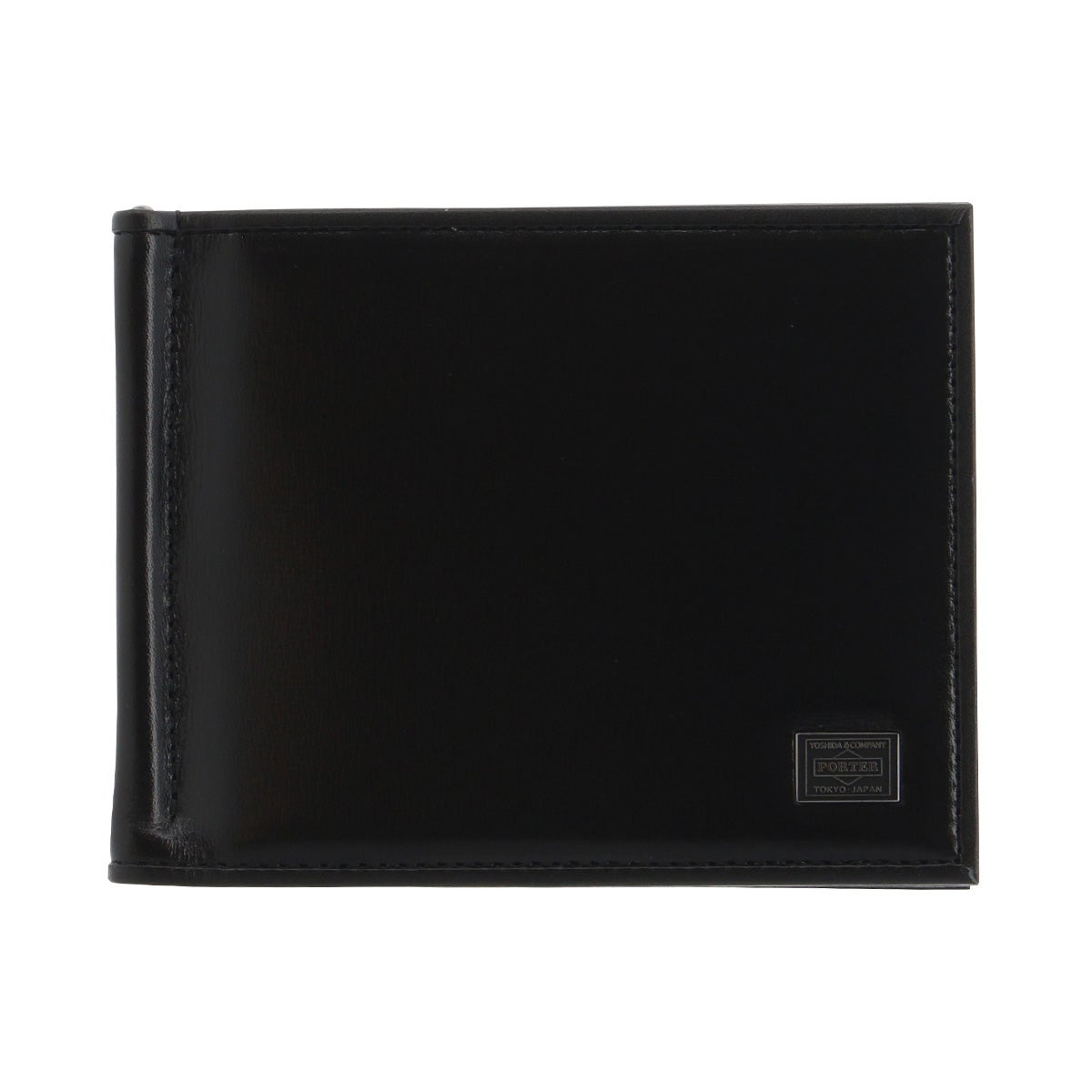 M*️様 PORTER 二つ折り財布 マネークリップ ブラック レザー ポーター プリュム マネークリップ 179-03873 PORTER PLUME 吉田カバン
