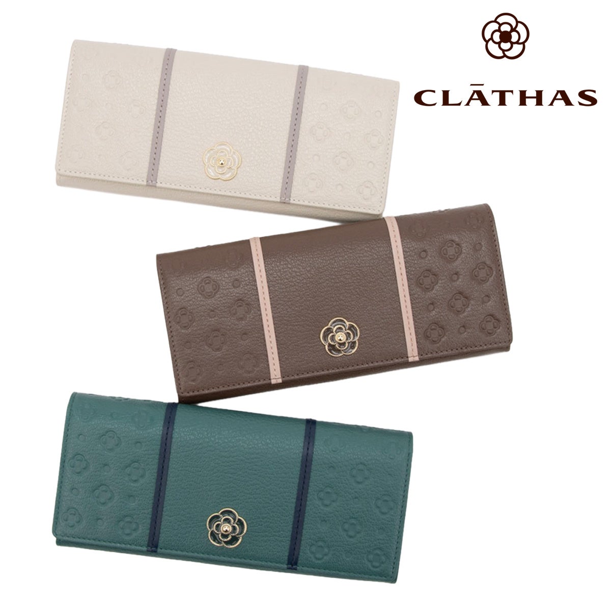 クレイサス 長財布 かぶせ レディース リア 191001 CLATHAS ビジュー