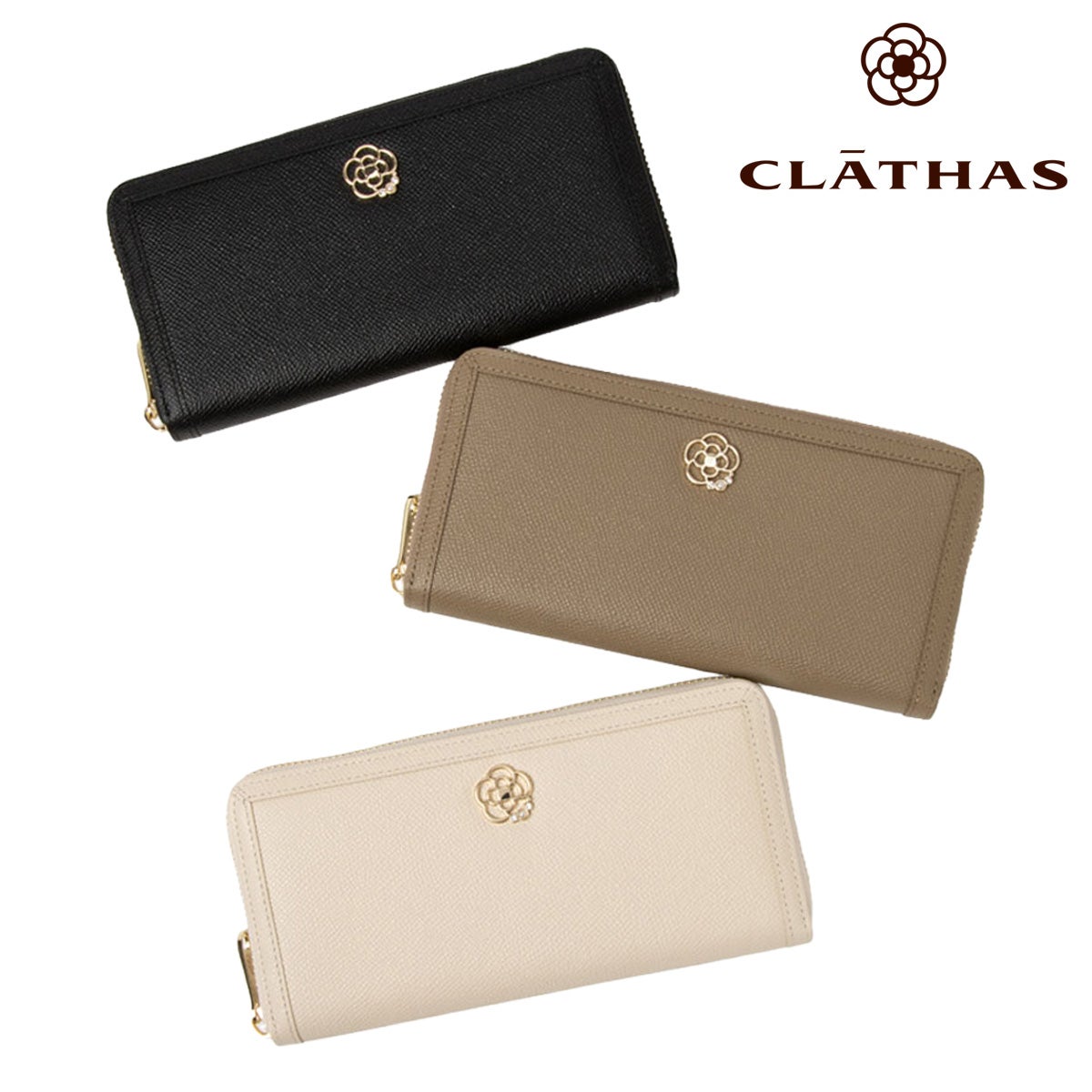 クレイサス 長財布 かぶせ レディース リア 191001 CLATHAS ビジュー