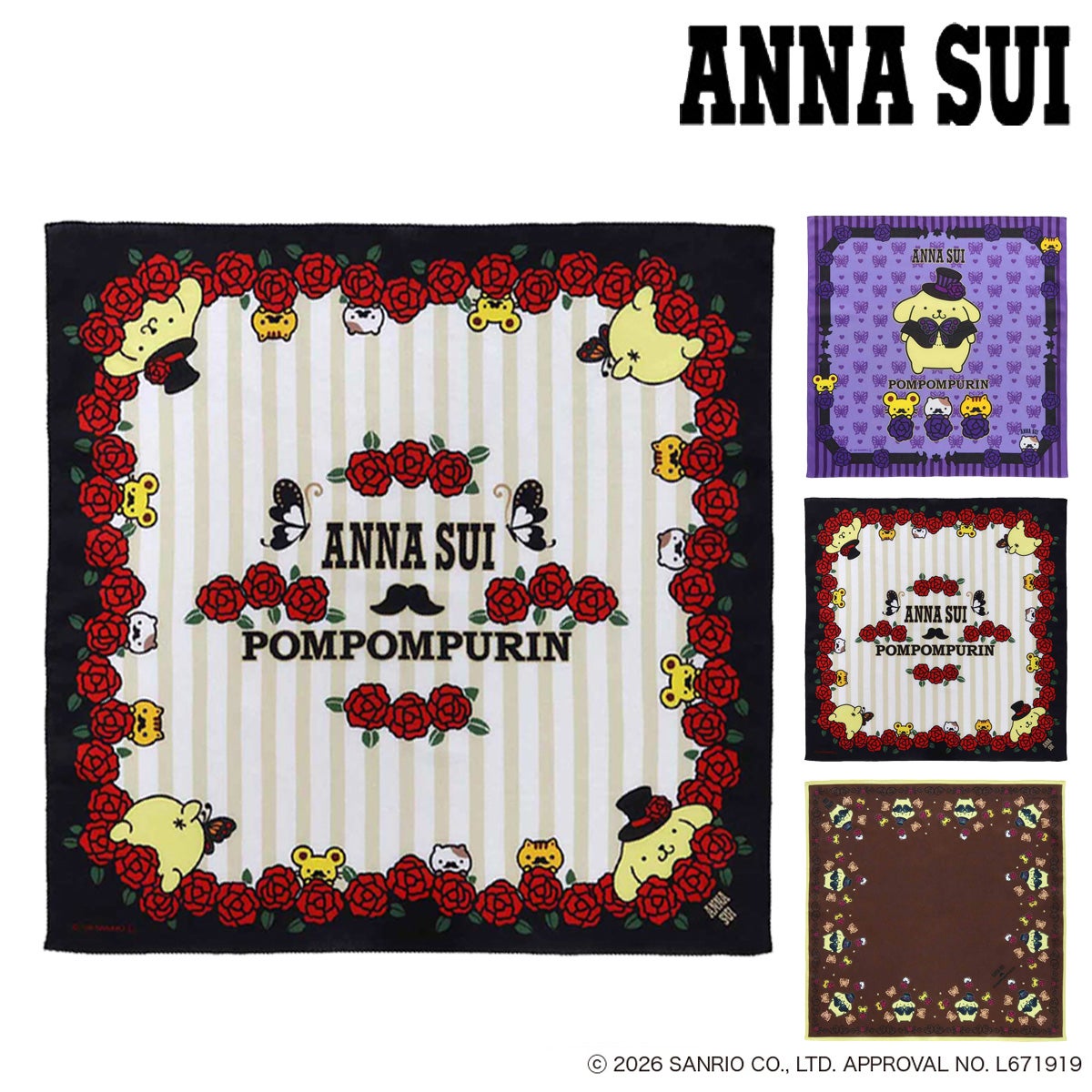 アナスイ クロミ スマホストラップ レディース 318144 ANNA SUI × MY