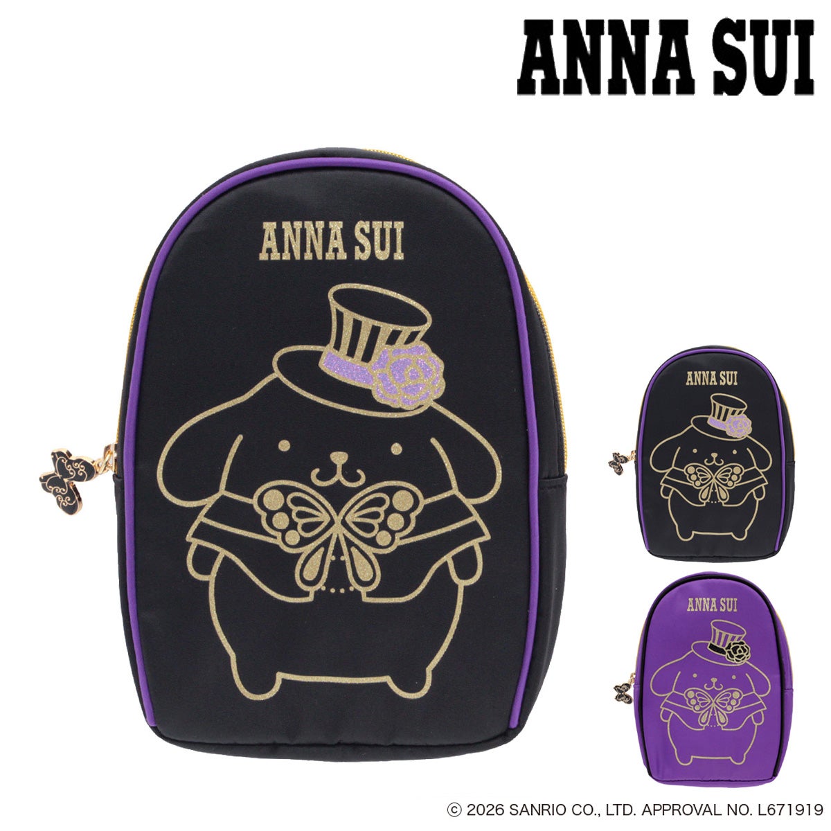 アナスイ クロミ スマホストラップ レディース 318144 ANNA SUI × MY