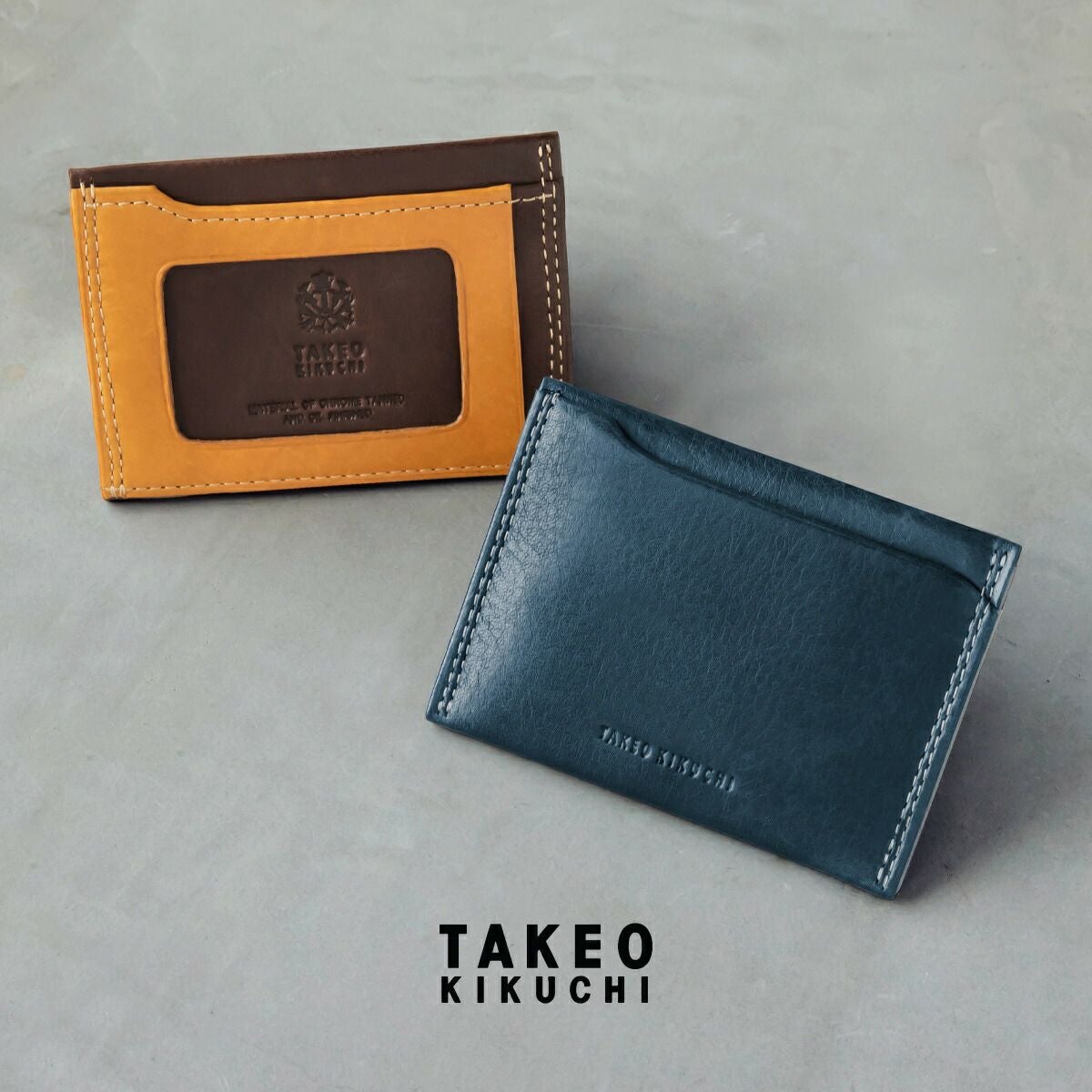 タケオキクチ パスケース メンズ ソフトアンティーク 504013 TAKEO
