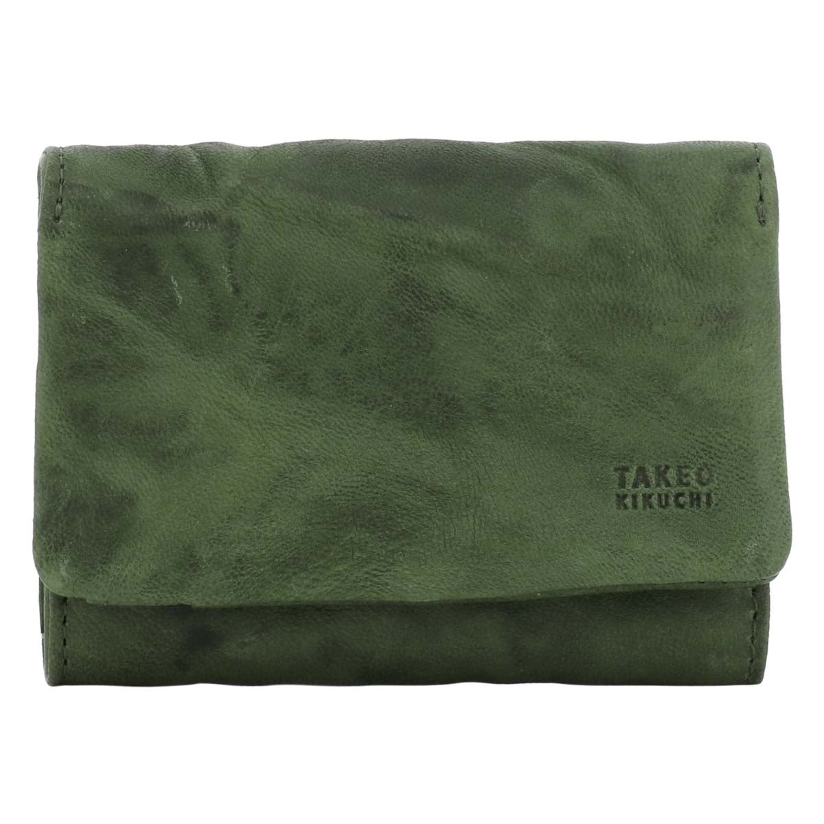 タケオキクチ 三つ折り財布 ミニ財布 オイスター メンズ 720623 TAKEO