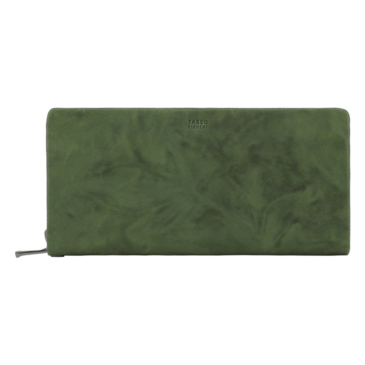 タケオキクチ 長財布 ラウンドファスナー 720627 オイスター