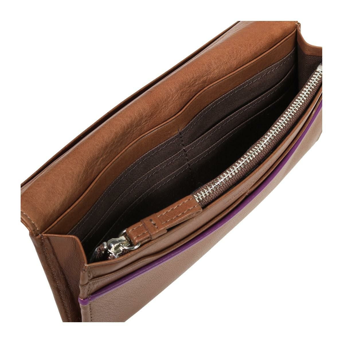 キャサリンハムネット 長財布 被せ型 デイジー 新品 パープル KATHARINE HAMNETT LONDON（キャサリンハムネットロンドン） 財布