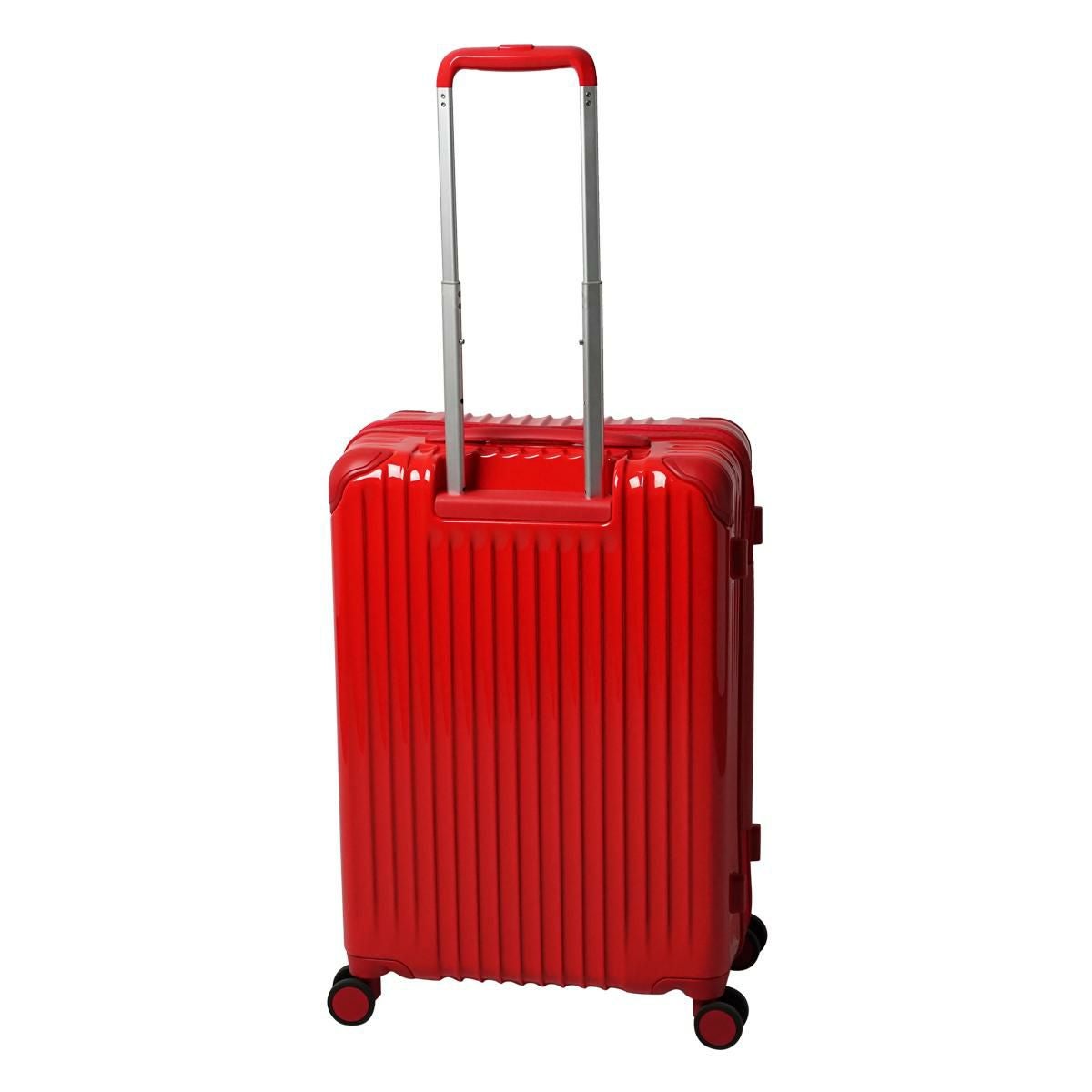 ニューアルパカ TS-77JS 赤 キャリーバッグ・上板2枚付き カーゴ スーツケース 56L 57.5cm 3.5kg エアスタンド CAT635ST CARGO