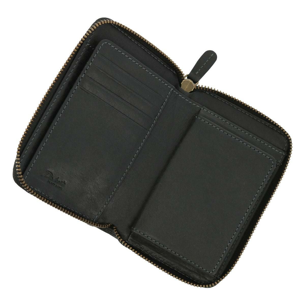 ダコタ ブラックレーベル 二つ折り財布 ミニ財布 メンズ ガウディ