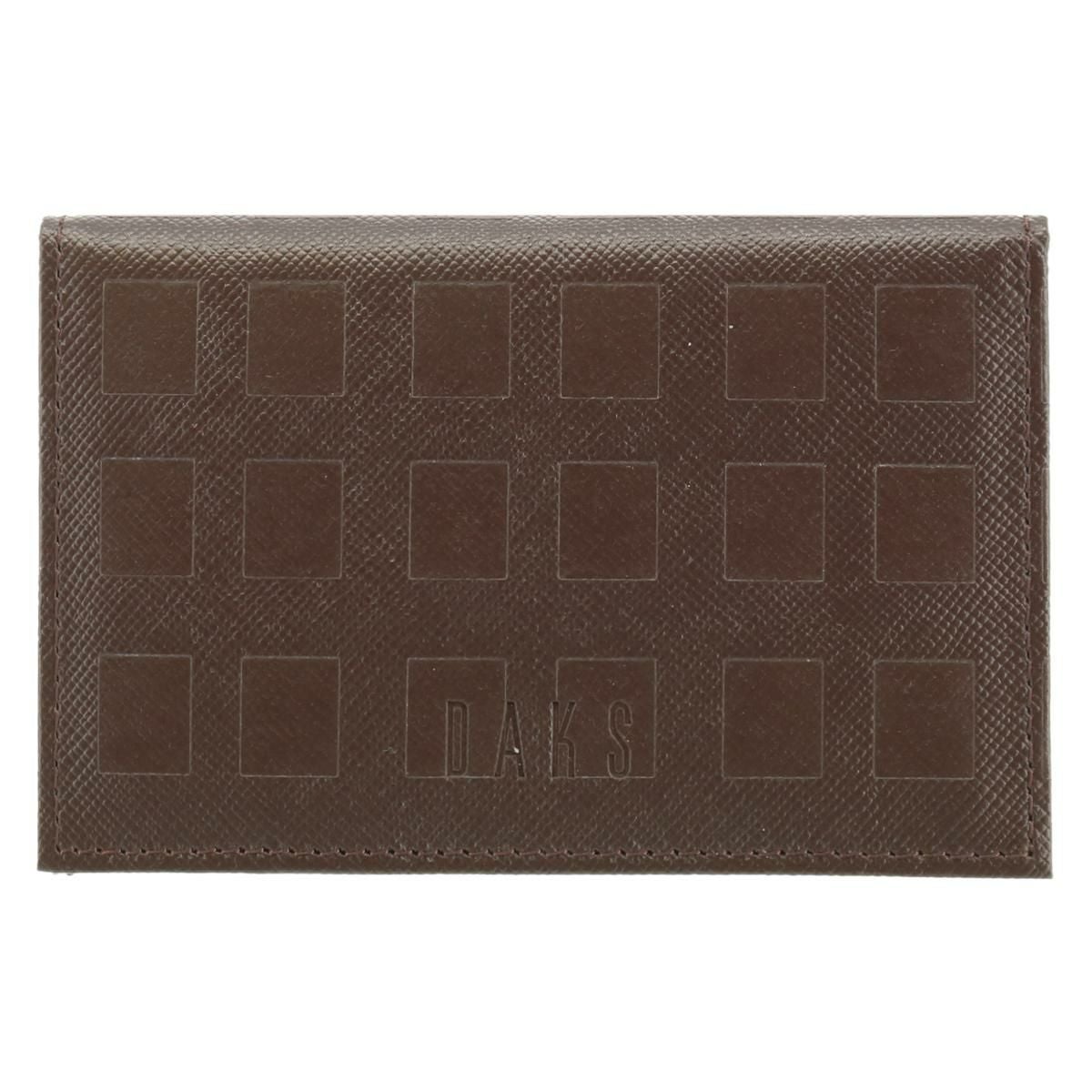 ダックス 名刺入れ チェッカーエンボス DP25375