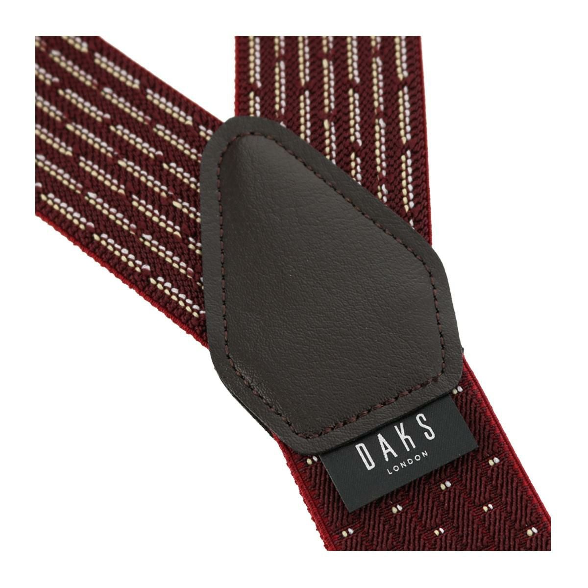 ダックス サスペンダー DS11880 メンズ DAKS 本革 レザー 日本製