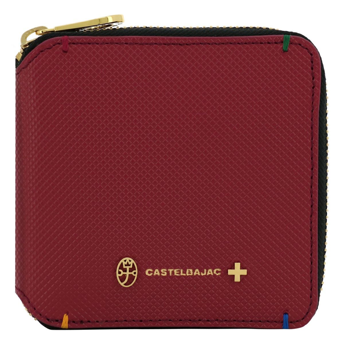カステルバジャック 二つ折り財布 本革 期間限定カラー メンズ