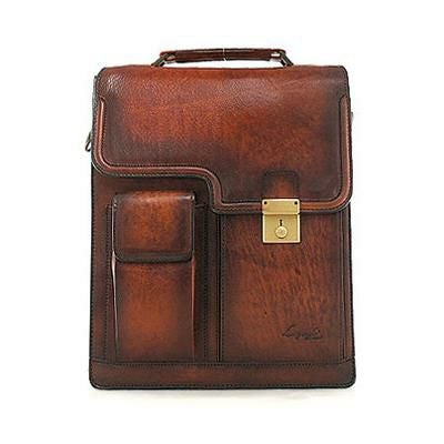青木鞄 縦型ショルダーバッグ 5221 50 ブラウン 【 アオキ カバン 