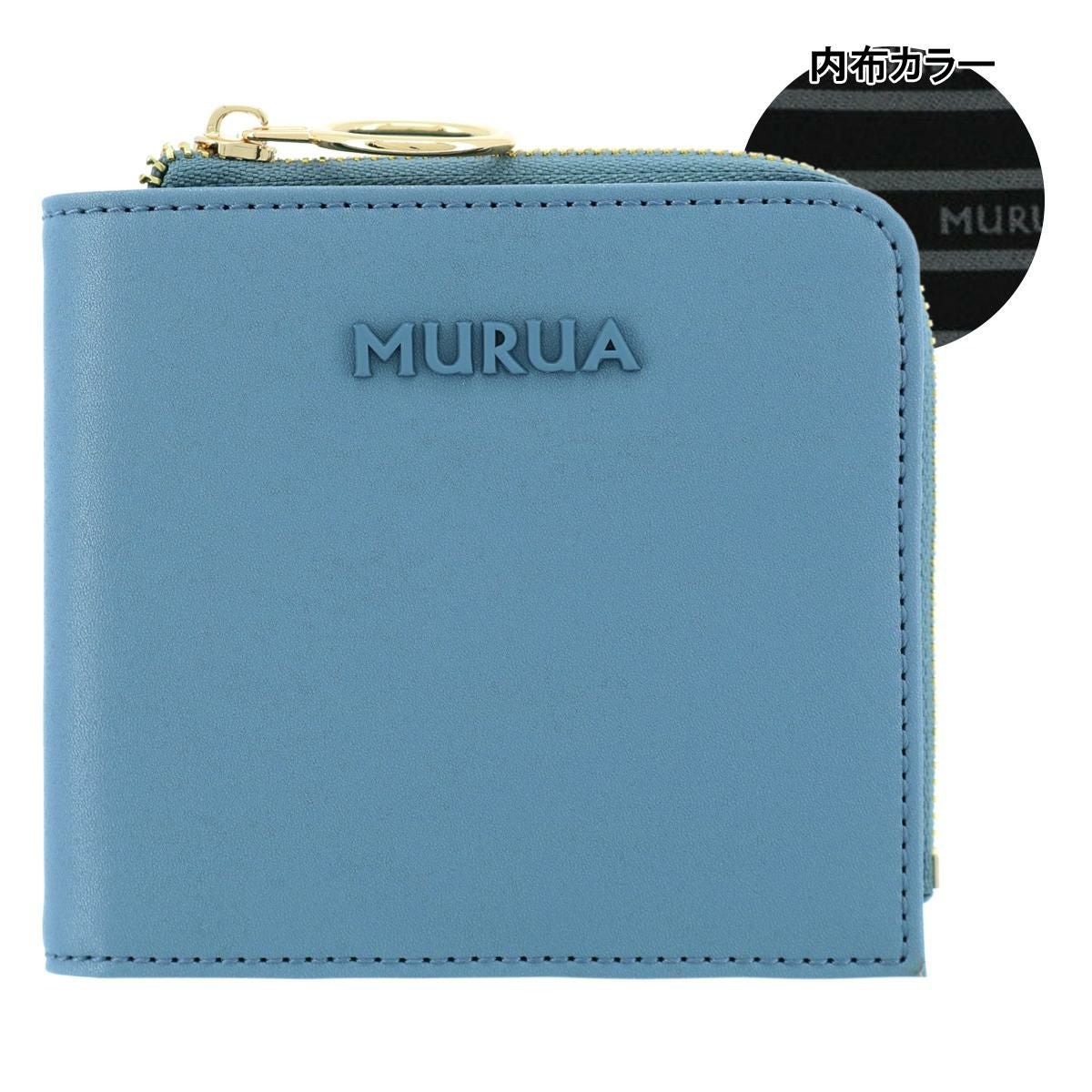 ムルーア 二つ折り財布 ミニ財布 コンパクト 別注モデル レディース