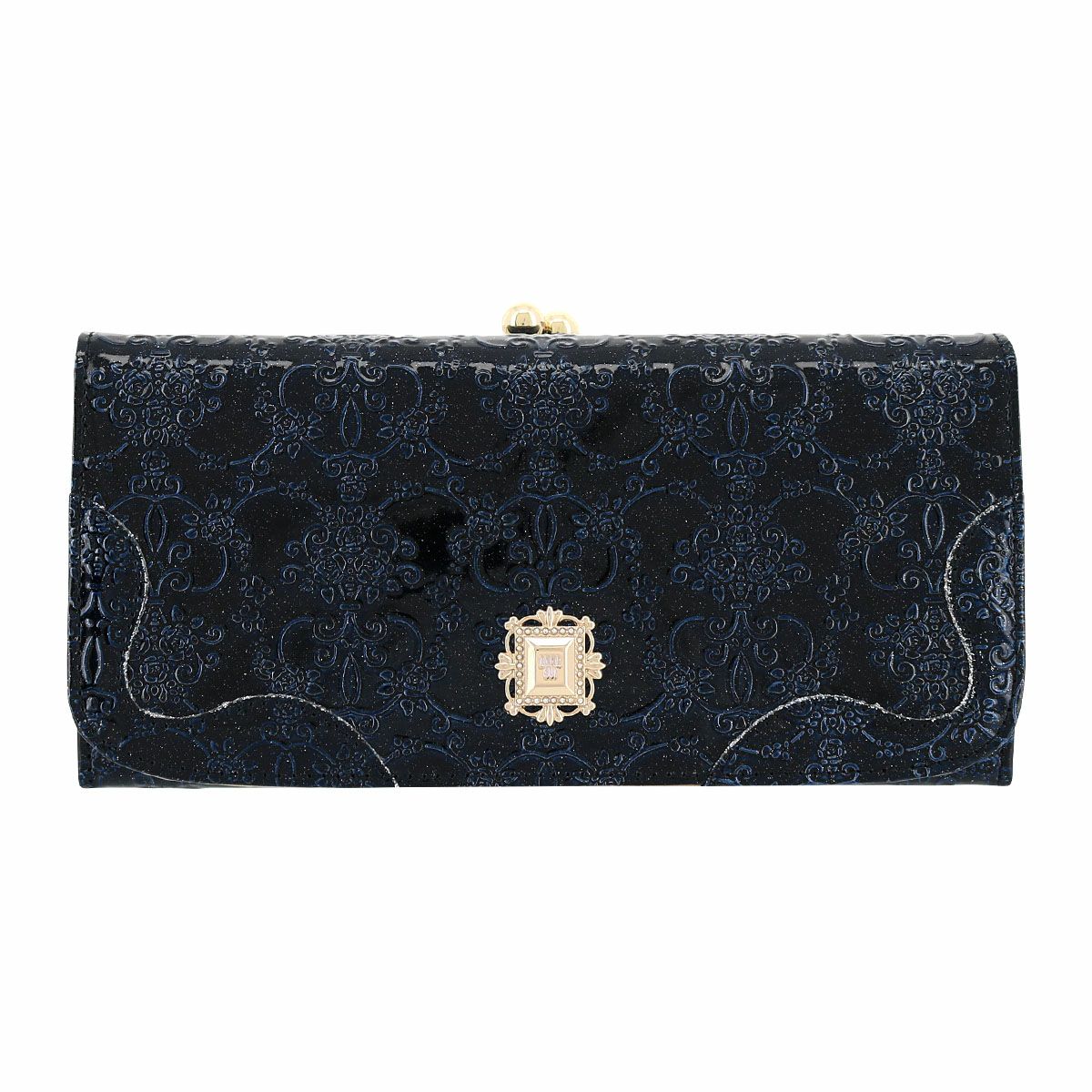 ★はな★アナスイ 牛革×ナイロン ルーミーローズ ショルダーバッグ★レア★ ANNA SUI（アナスイ） パスケース ルーミー レディース 310495（新品番