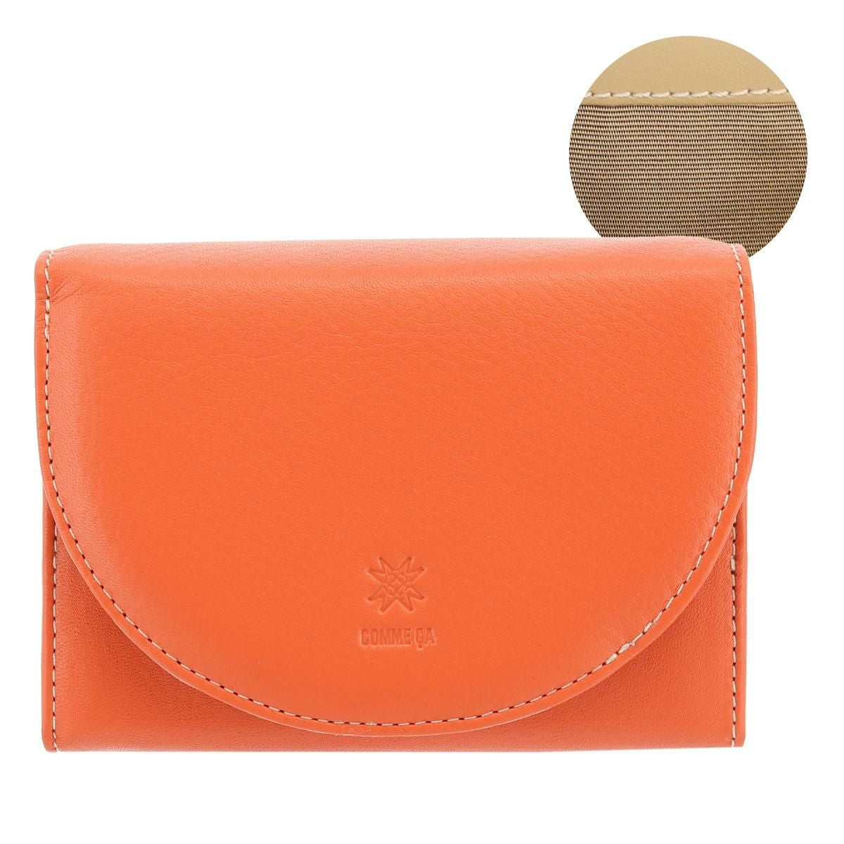 【新品/本物】コムサデモードサック　マカロン折財布/ベージュ ￥13,200 COMME CA DU MODE - 【新品/本物】コムサデモードサック マカロン折