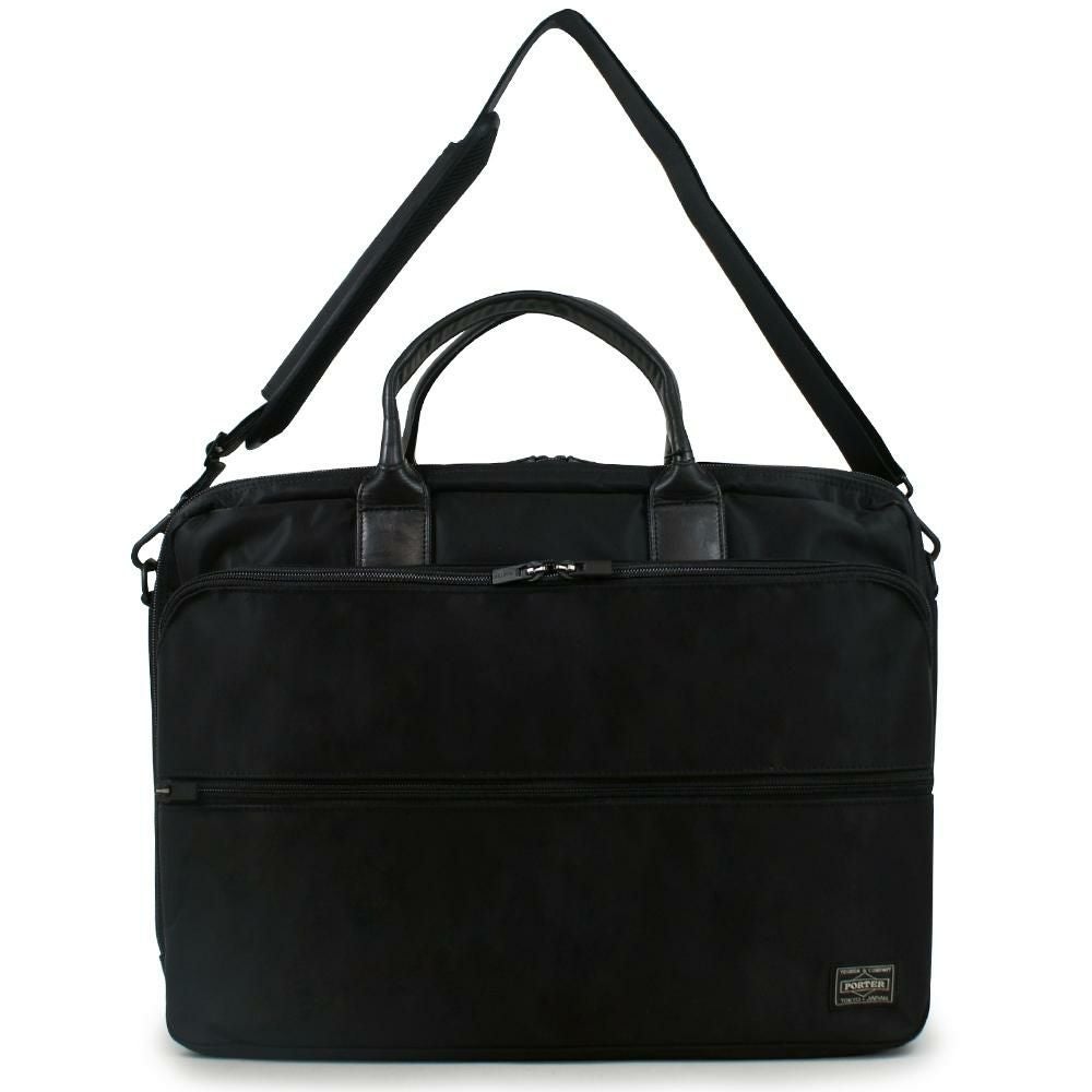美品 PORTER 吉田カバン ポーター タイム Lブリーフケース 2WAY 黒 PORTER ポーター タイム 2WAYブリーフケース(L) 655-06167 ビジネス