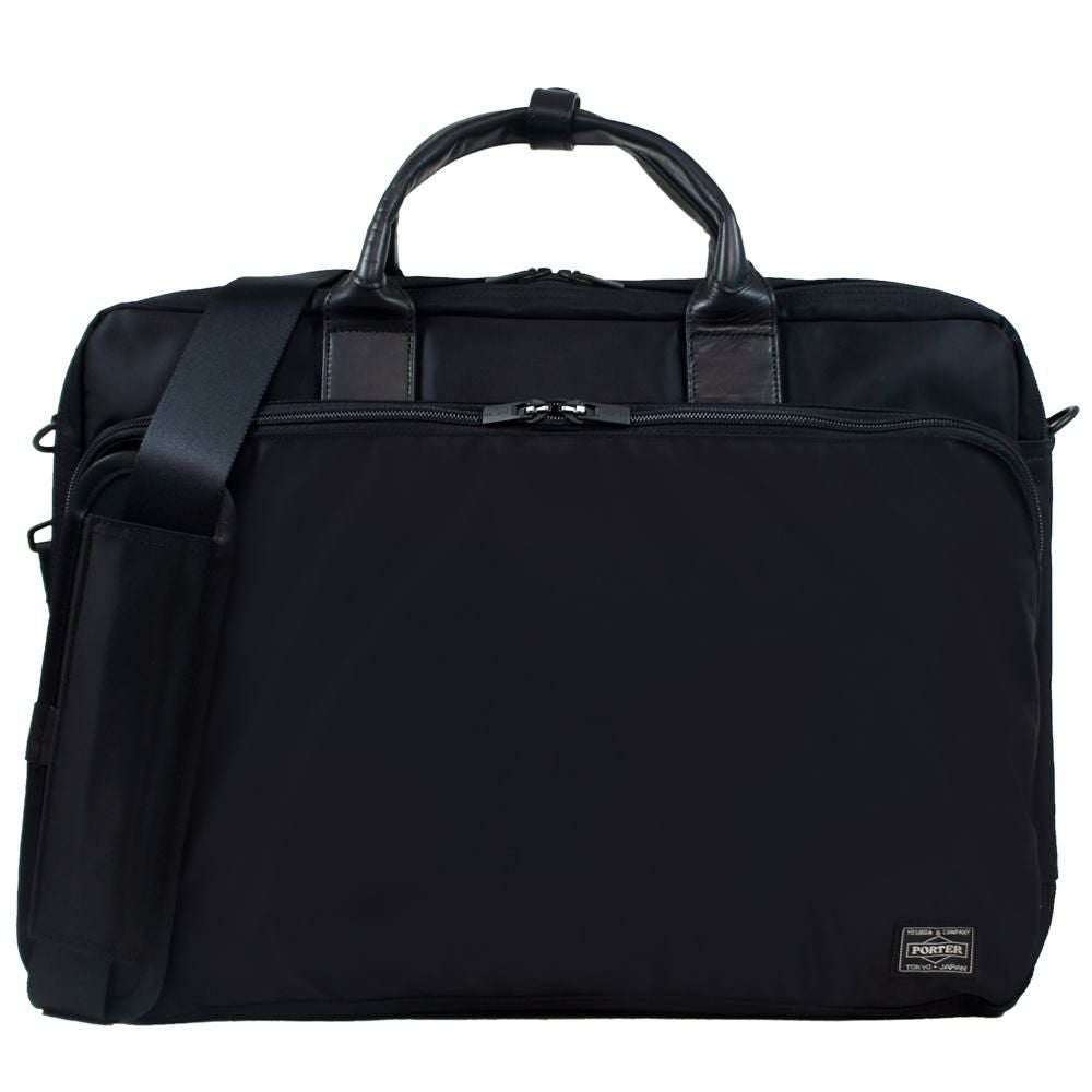 PORTER REAL 3WAY ブリーフケース クラッチ ショルダー ブラック PROTECTION(プロテクション) 3WAY BRIEFCASE | 吉田カバンホームページ