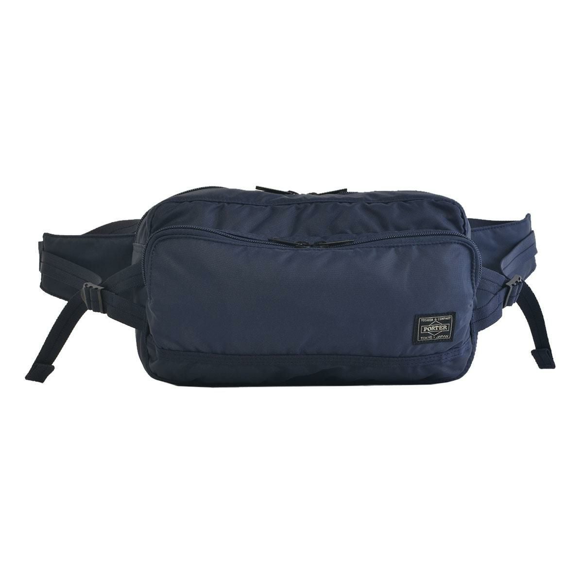 やまP【美品】PORTERフラッシュ ボディバッグ・ウエストポーチ PORTER ポーター フラッシュ ウエストバッグ 689-05942 吉田カバン