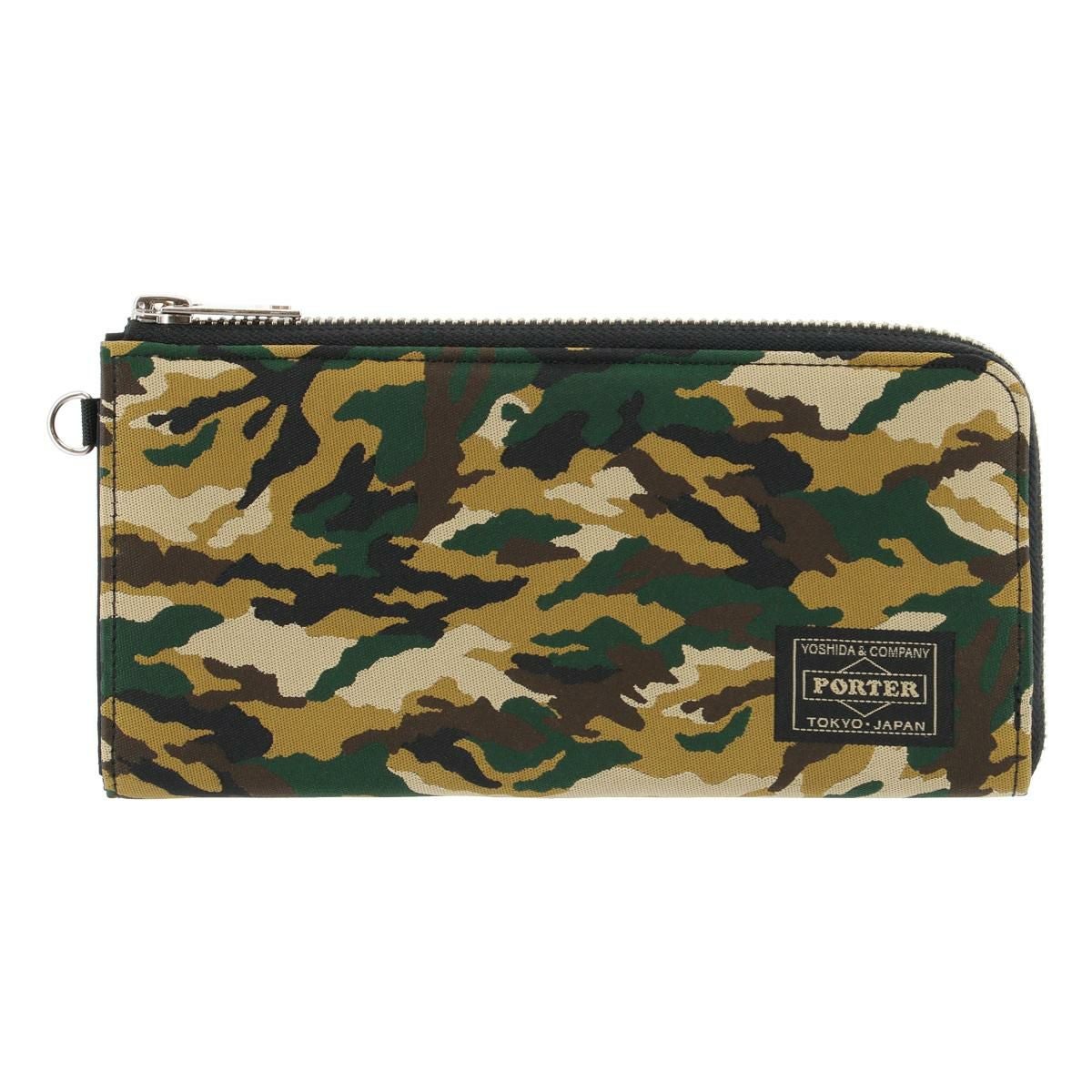 【美品】PORTER ポーター GHILLIE ギリー 長財布 迷彩 吉田カバン ポーター ギリー ロングウォレット 886-16139 PORTER GHILLIE 吉田