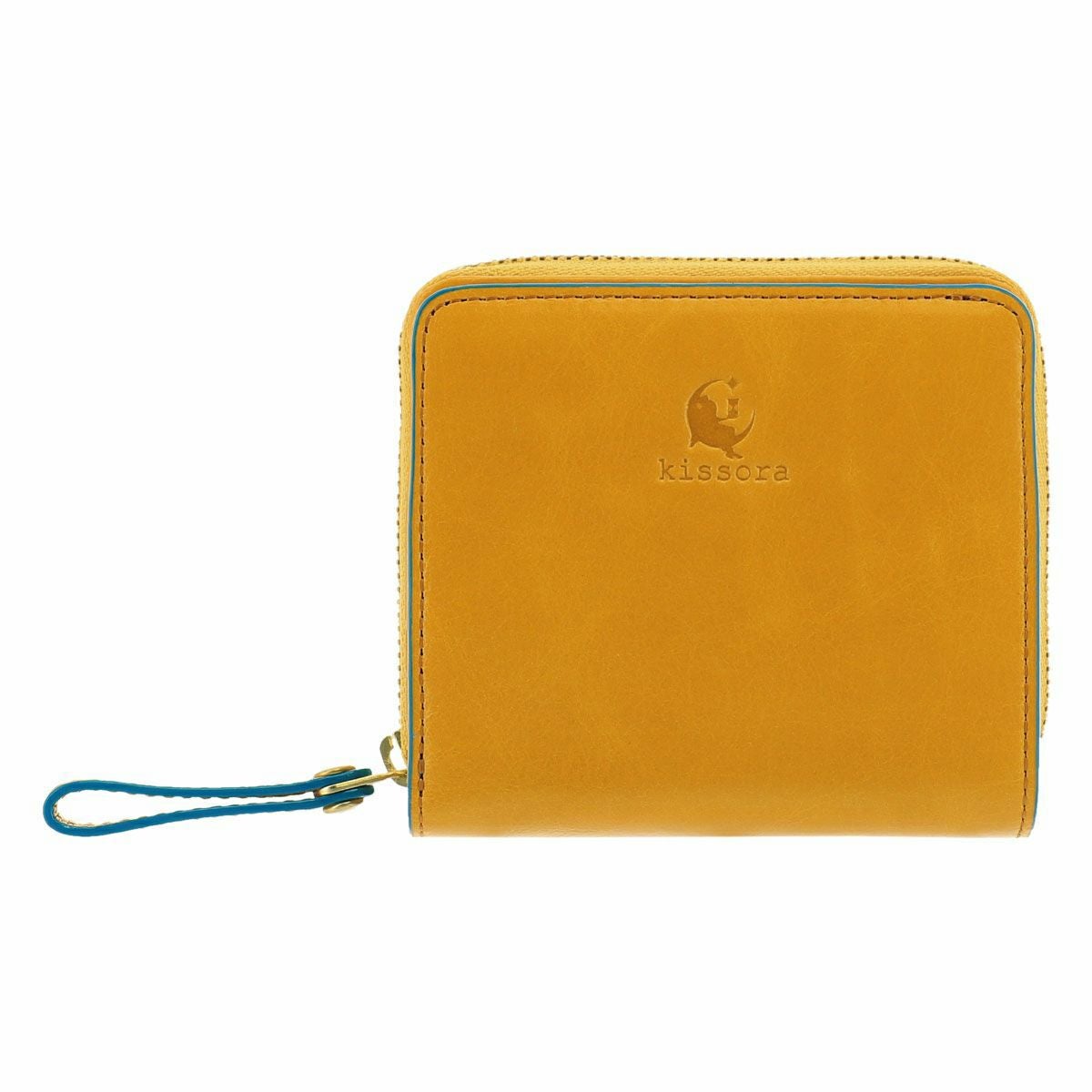 キソラ 二つ折り財布 ラウンドファスナー KIVP-062